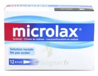 Microlax Sorbitol Citrate Et Laurilsulfoacetate De Sodium S Rect En Récipient Unidose 12récip-unidoses-can/5ml à HEROUVILLE ST CLAIR