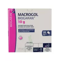 Macrogol Biogaran 10 G, Poudre Pour Solution Buvable En Sachet-dose à HEROUVILLE ST CLAIR